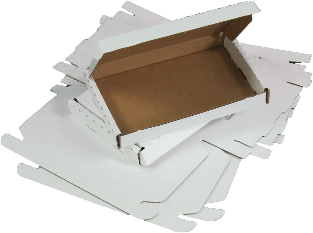 TriplastC6 160 x 110 x 20 mm White PIP Cardboard Large Letter Postal Box for Royal Mail (Pack of 50)