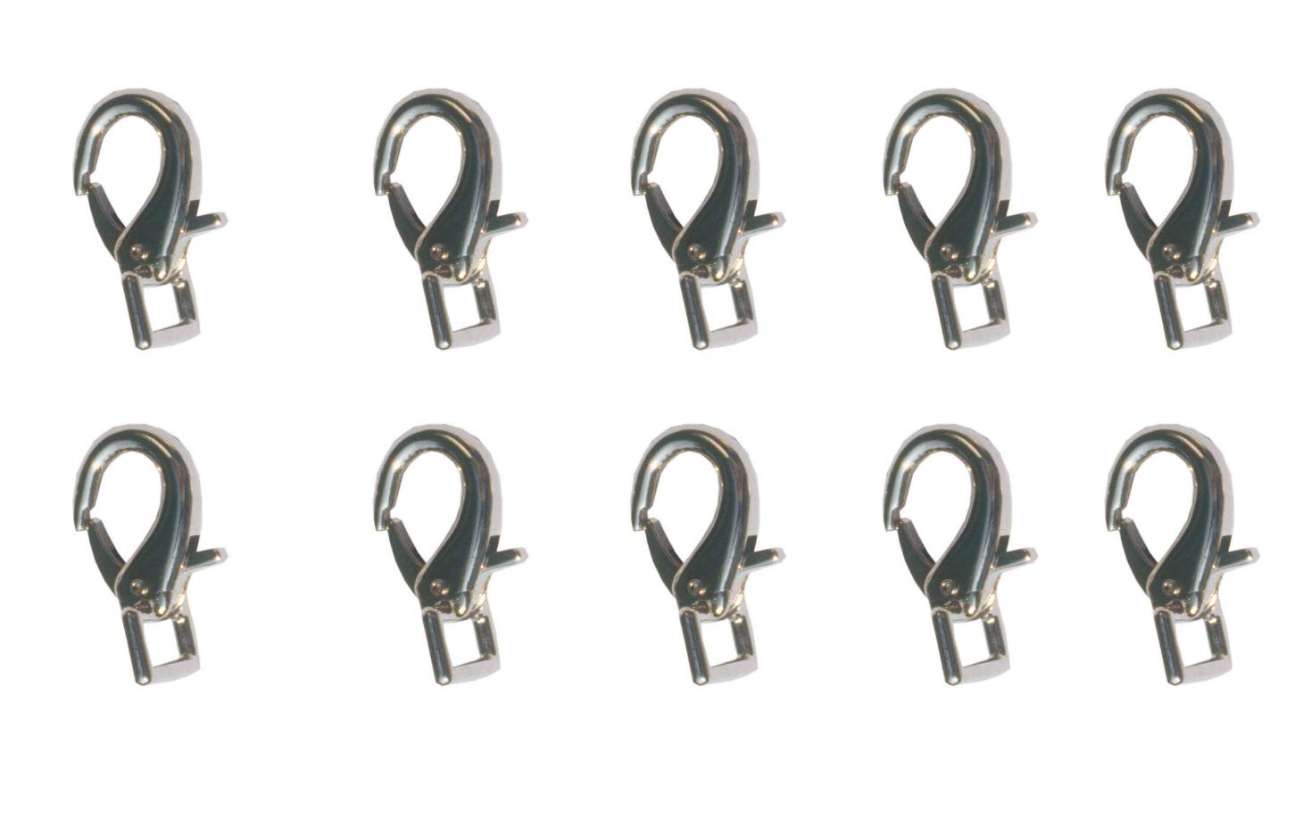 Reitsport Amesbichler Carabiner Hook Eyelet 25 mm Snap Set of 10