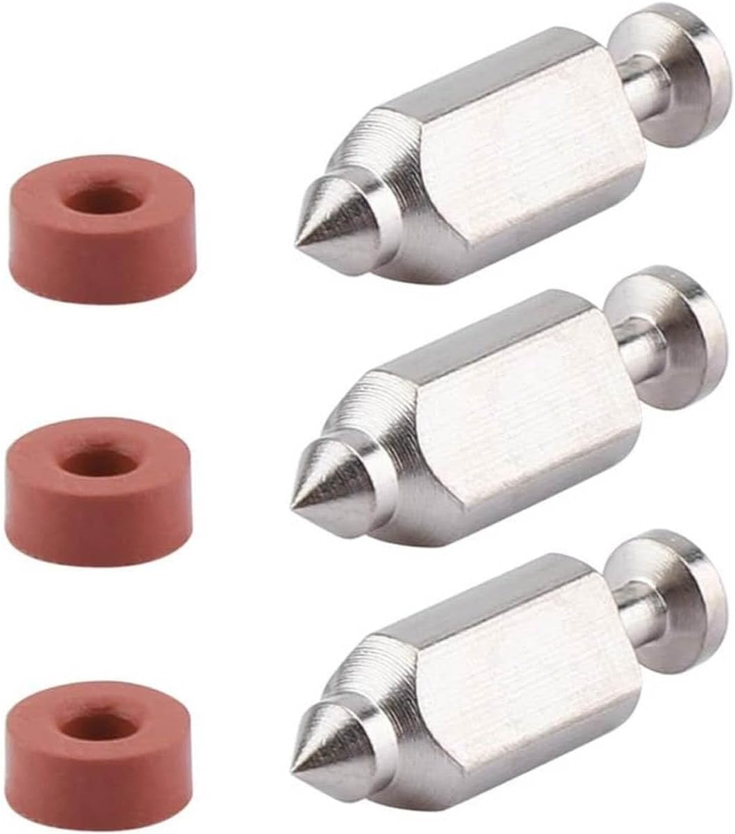 398188 Needle Seat Carburetor Float Valve Needle Seat Kit Replace for 281144 398183 490937 for Briggs Stratton 3.5 and 5 Hp Industrial Plus Engine 83412 90700 91700 99700 100700 110700 111700