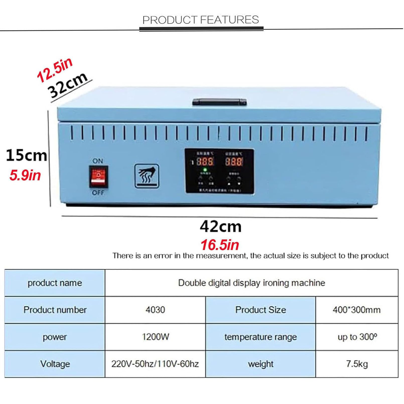 Macchina avvolgitrice in cellophane da 1200 W, Macchina per l'imballaggio di Film, Cosmetici, scatole e Confezioni per Alimenti e Frutta nei supermercati. Blue