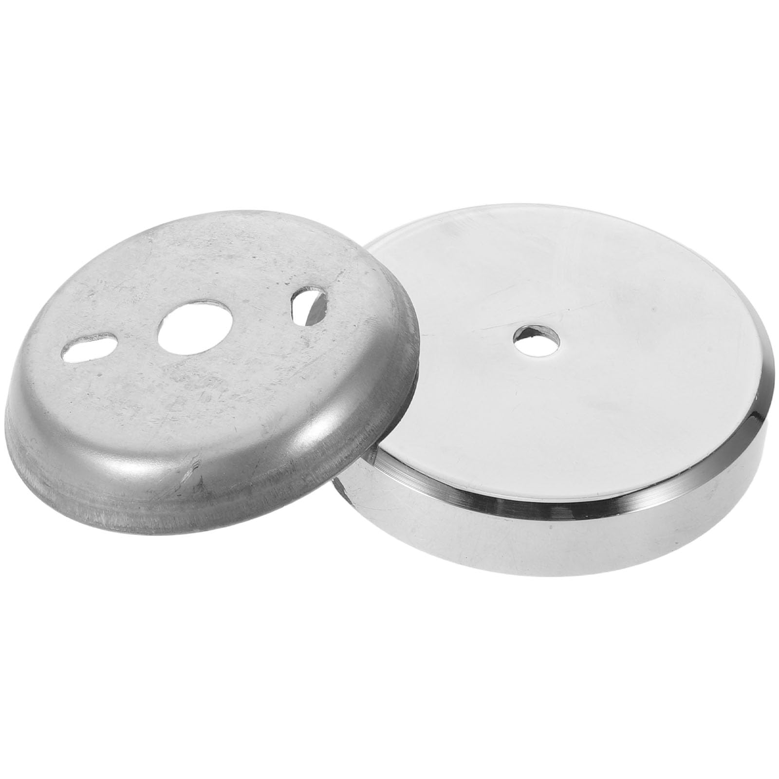 Support de porte-serviettes en acier inoxydable robuste avec rosace ronde de 62 mm
