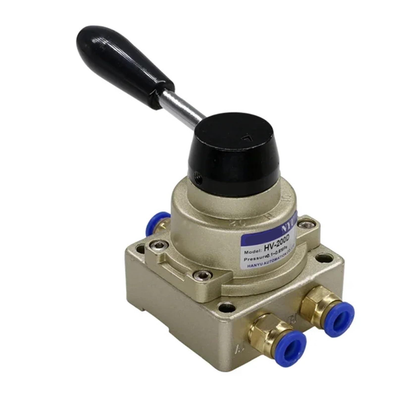 Vanne commande de cylindre HV200D pour aiguiller le flux pneumatique 3/8