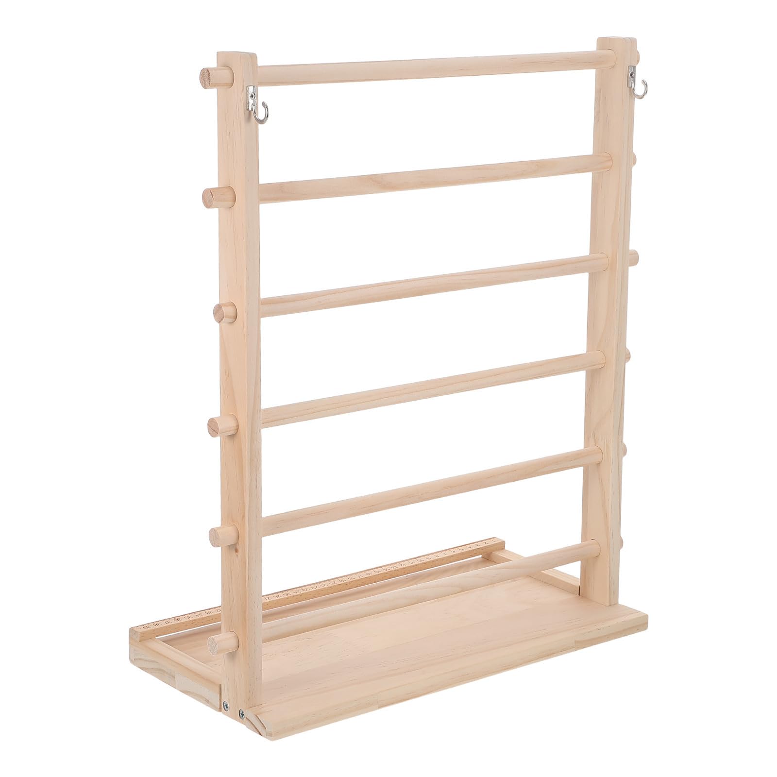 LIFKOME Estante Organizador de Cintas de Madera para Floristería y Costura