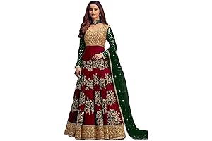 Prija Collection Maroon Suits for Women Indian
