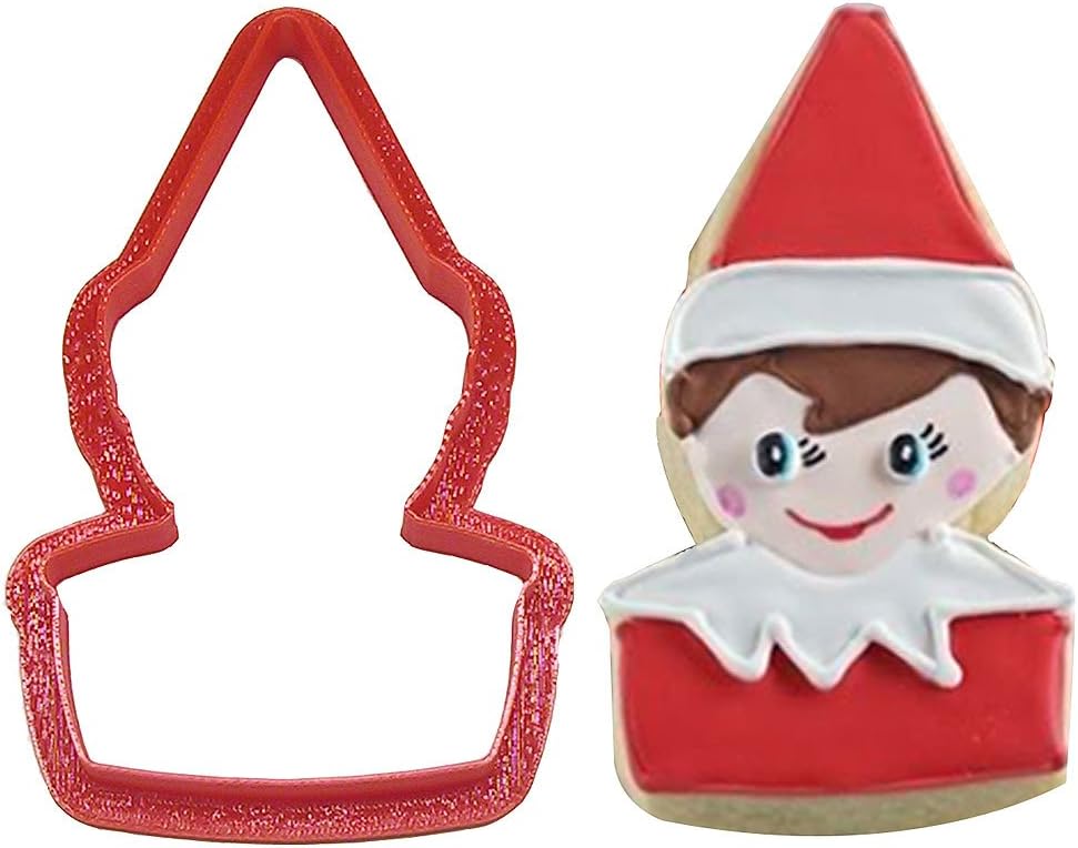 R&M 4" Elf Face Cookie Cutter Kitchen & Dining