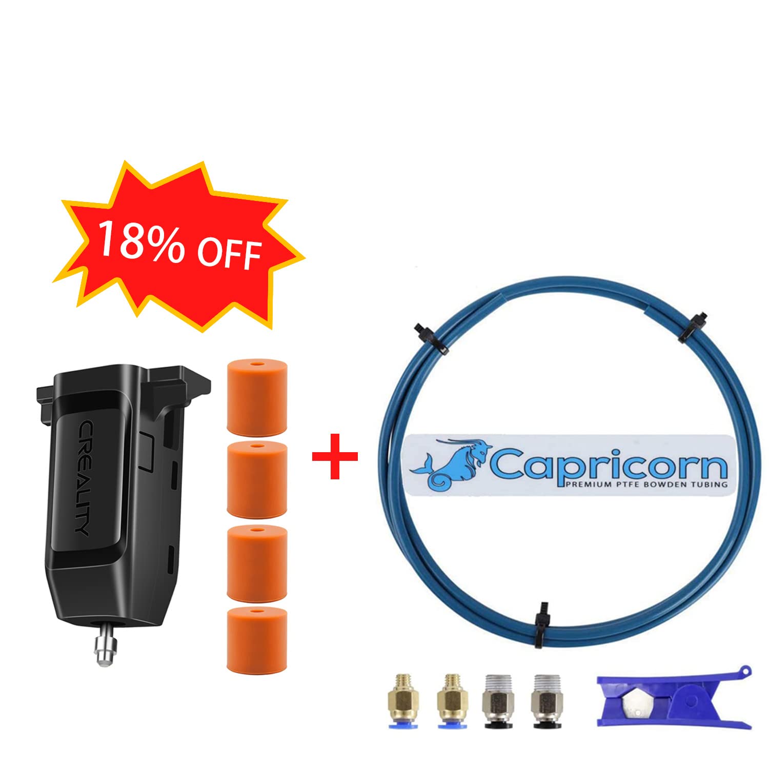 Creality Ender 3 CR Touch and Creality Capricorn Bowden Tubing 1M