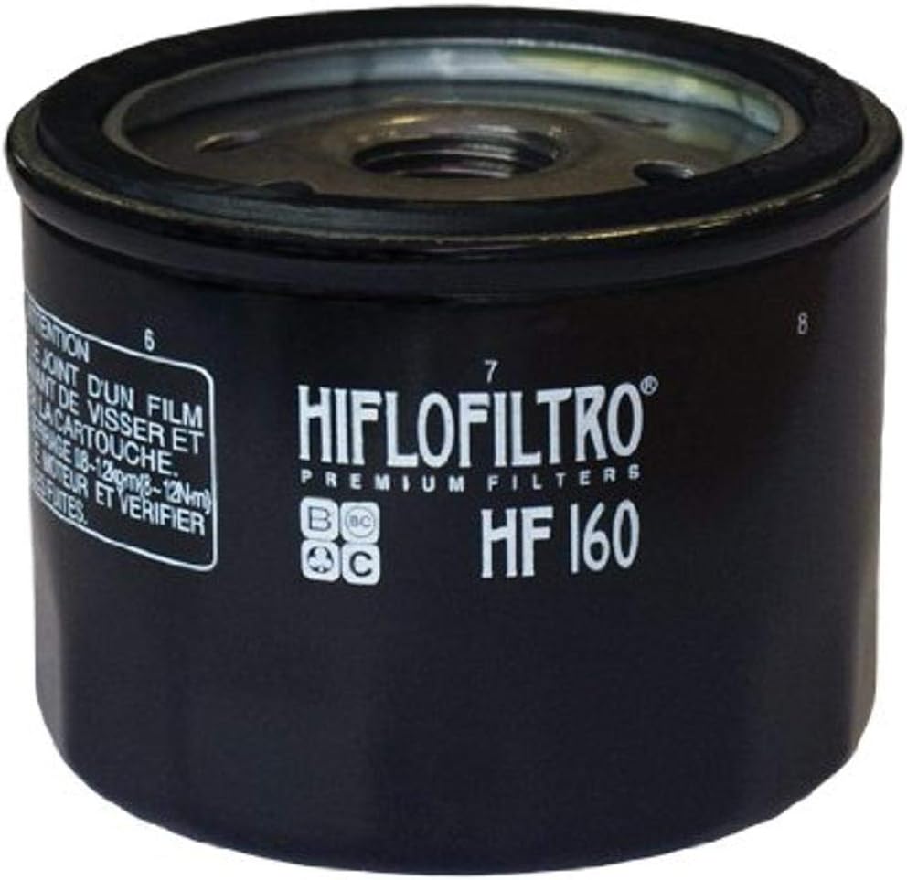 HiFloFiltro HF160-4 Black Standard Premium Oil Filter, 4-Pack