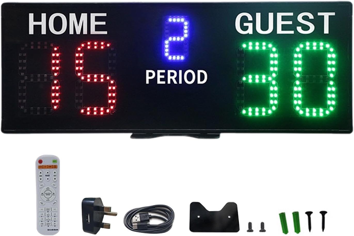 Tableau de bord portable avec temps fréquence et son réglables pour basket