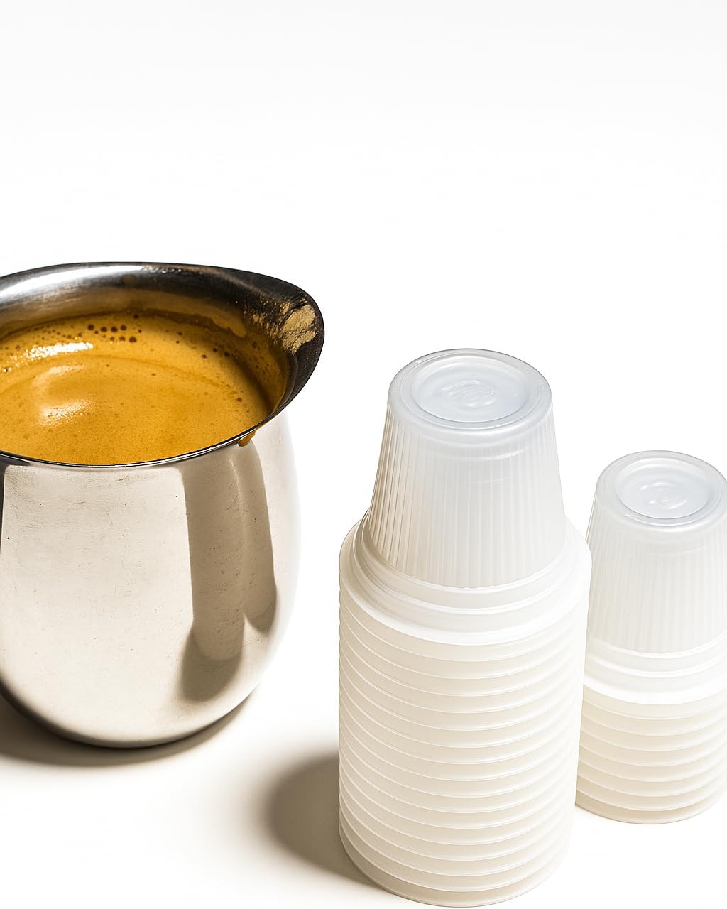 Katae Coffee cups, Cubano Mini disposable Colada, Cuban Style and espresso coffee cups 3/4 oz. (2500 Pack)