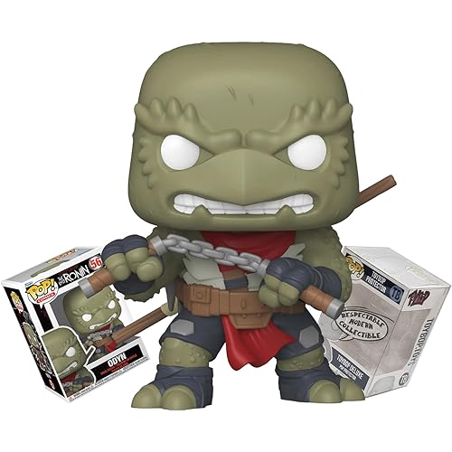 Funko TMNT The Last Ronin Odyn with Nunchuk + ToyBop Protector: Teenage Mutant Ninja Turtles Cartoon Pop! Comics Vinyl Figure (Bundled with Pro-Deluxe Pop Protector Collector Case Box Gift Set)