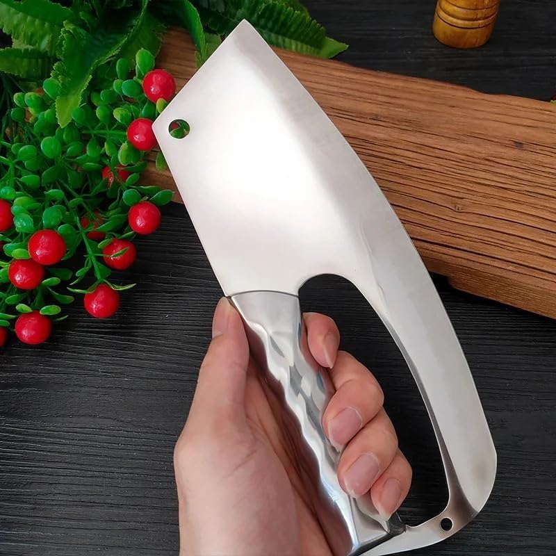 Meat Cleaver,Cleaver Knife Professional Chef Knife Super Sharp Kitchen Knives Stainless Steel Cleaver For Meat Vegetable Kitchen Tools, LAMAJIGA5844
