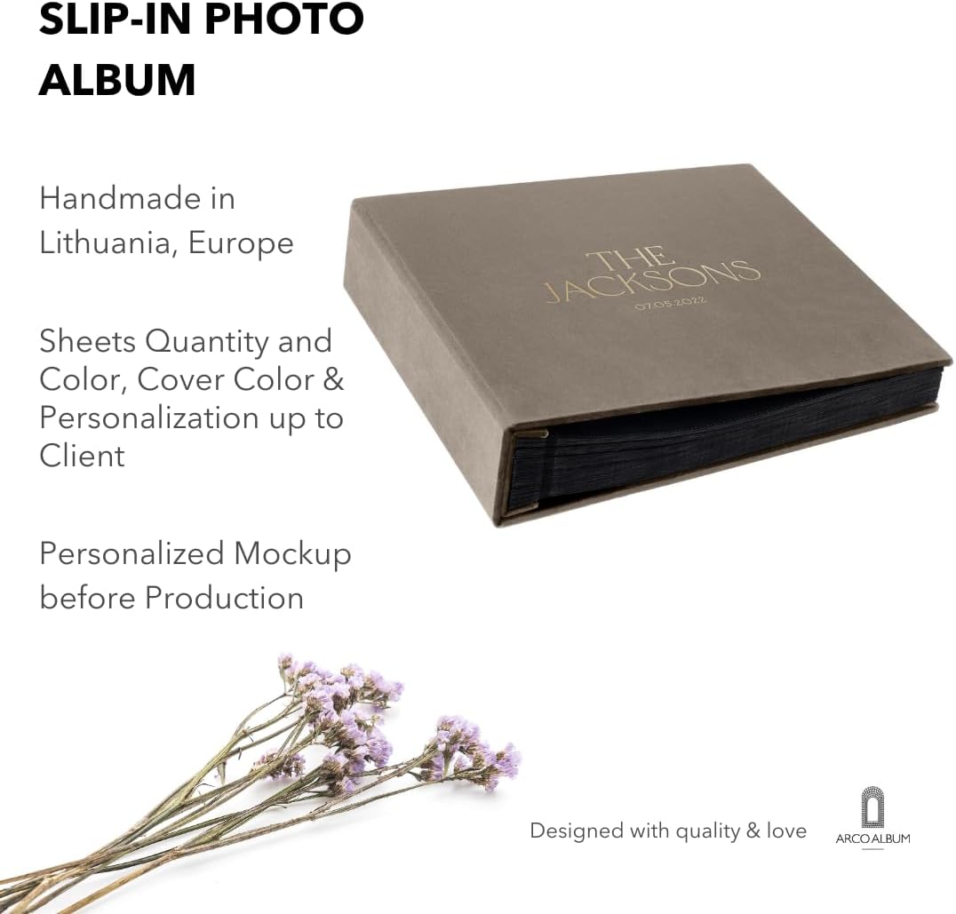 Wedding Photo Album for 4x6", Extra Large Slip-In Album, Holds up to 1200 Photos image 2
