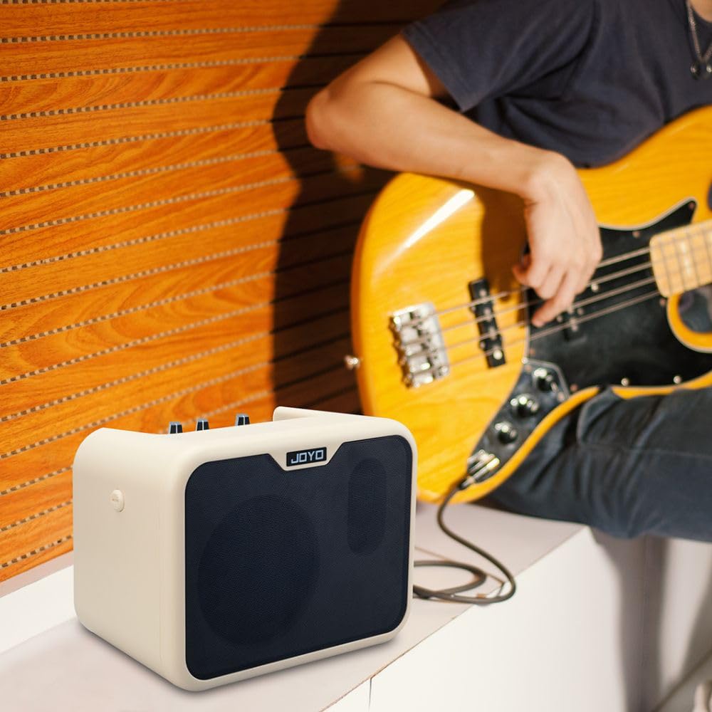 JOYO MA-10B - Amplificador de práctica de bajo de 2 canales portátil