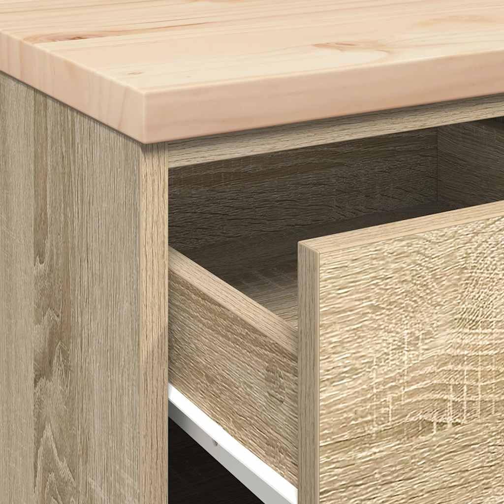 vidaXL Garażowa szafka do przechowywania Dąb Sonoma 40x51x85 cm, szafka, szafka narzędziowa, szafka dolna, szafka garażowa, szafka do przechowywania