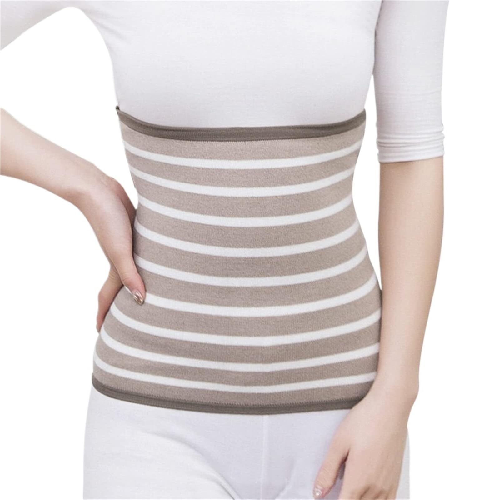 Fajas Waist Trainer Cinturón De Calentamiento Abdominal Cinturón De Calentamiento De Cintura Suave Unisex Cinturón De Yoga Cinturón De Calentamiento De Estómago Entrenador de Cintura