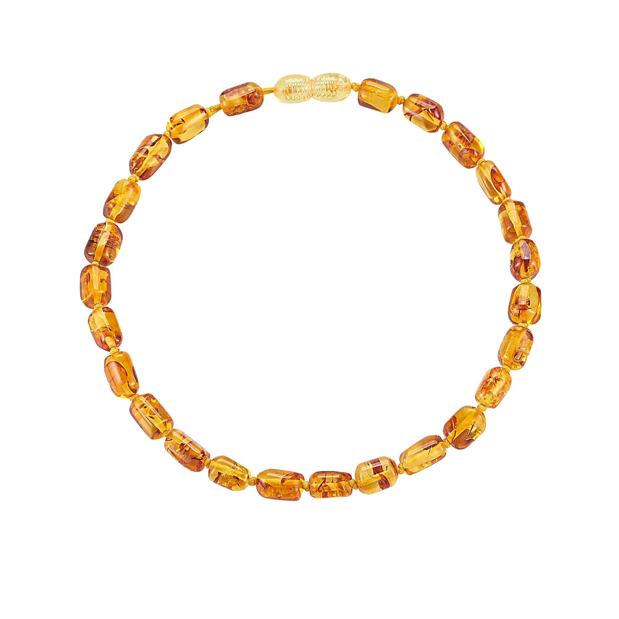 Handmade Natural Baltic Amber Polishing Necklace