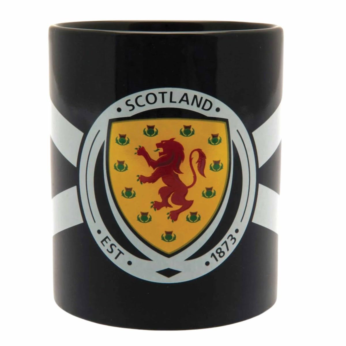 Hy-Pro Officially Licensed Scotland FA Ceramic Mug - 11oz/325 ml Football Fan Cup for Hot Drinks - Microwave & Dishwasher Safe Gift for Men & Boys