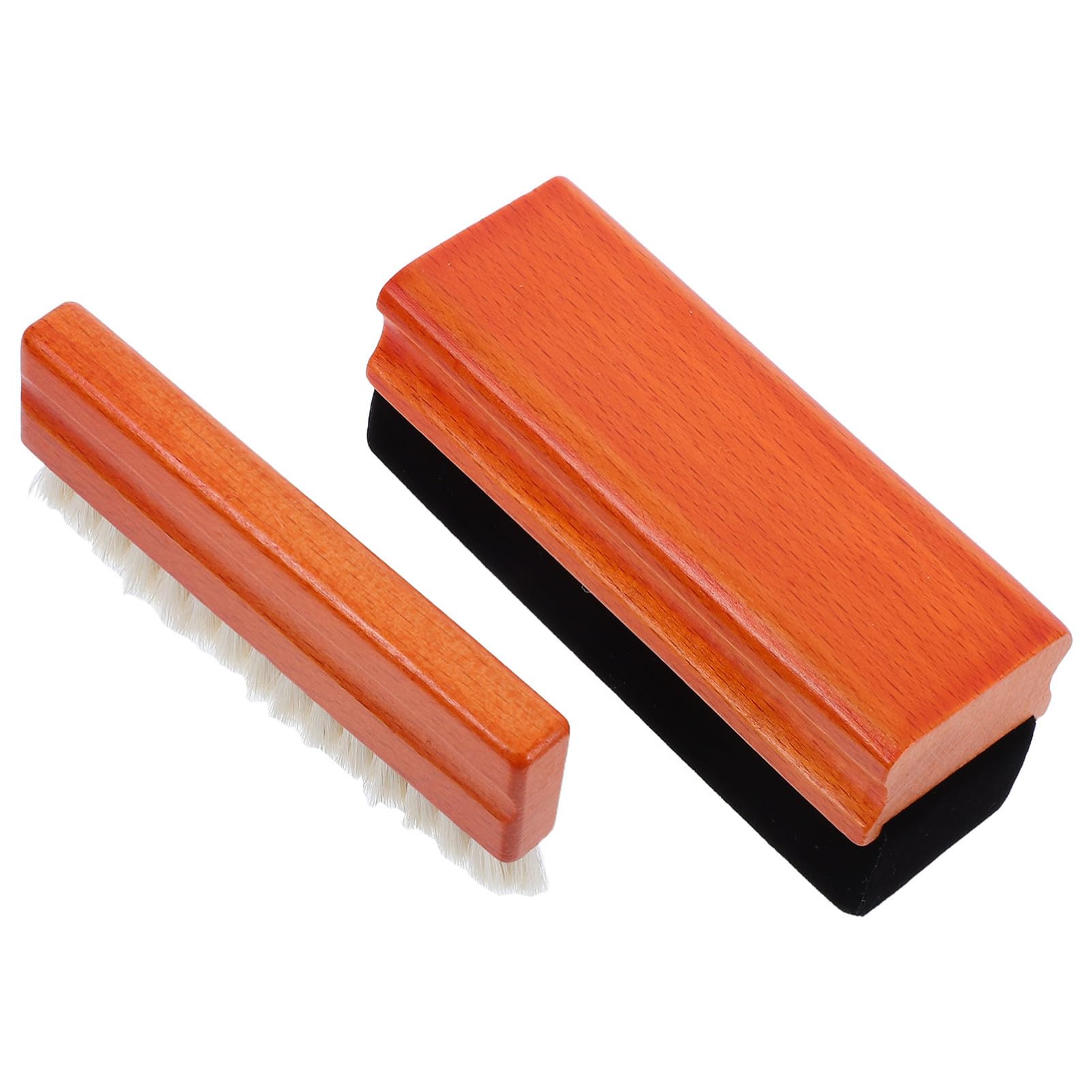 POPETPOP 2pcs Vinyl Record Cleaning Brush Set Handle Soft Bristles -Static Cleaner for Records Essential Accessories for Music Collectors