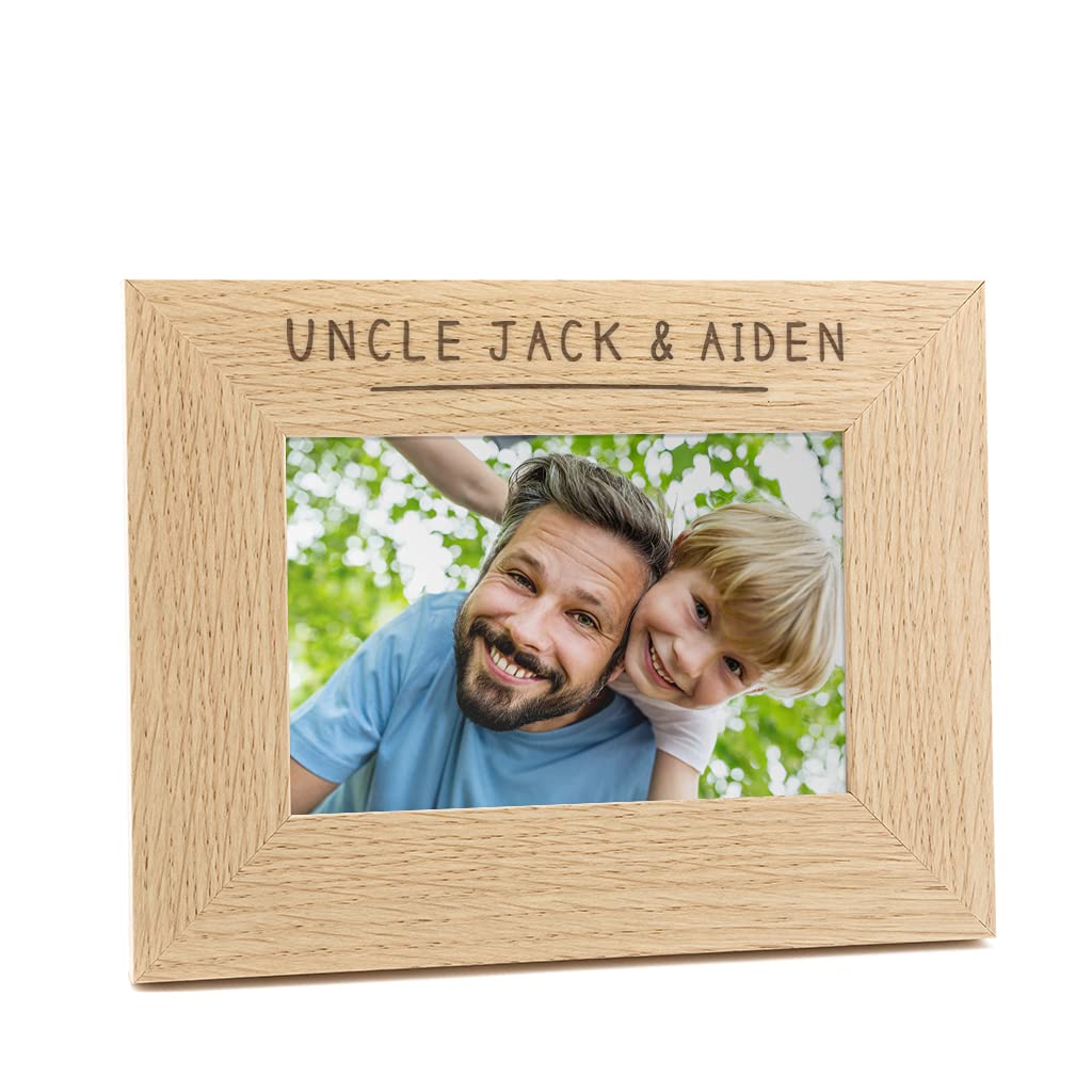 Personalised Uncle Picture Frame/Engraved Uncle Photo Frame/Uncle Gifts