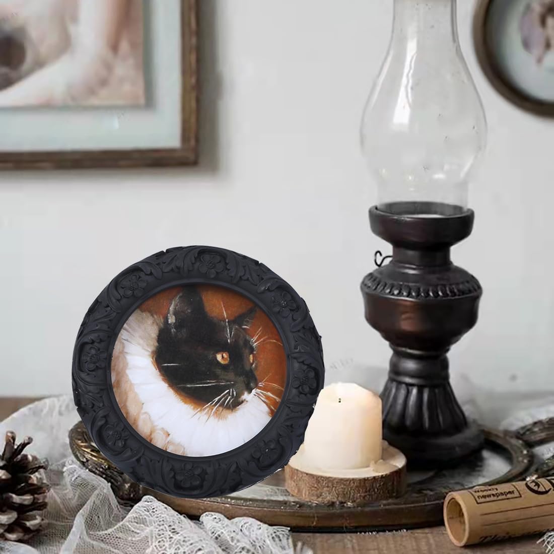 黒いフォトフレーム have a good time Amazon.com - SIKOO Gothic Vintage Picture Frames - 3x3, Wallet