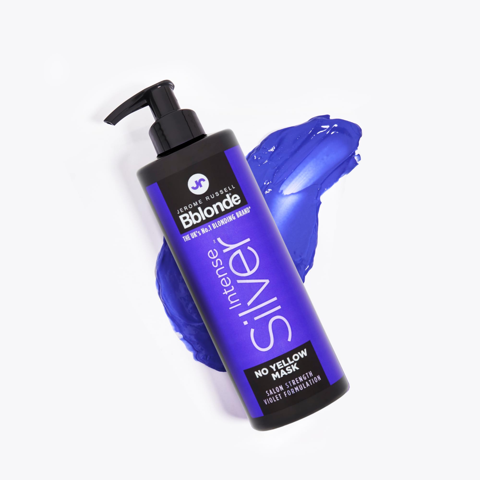 Jerome Russell Bblonde Intense Silver Purple Mask - Blonde Hair Toner for Dry & Damaged Hair, Vegan & Sulphate Free, 250ml - Image 2
