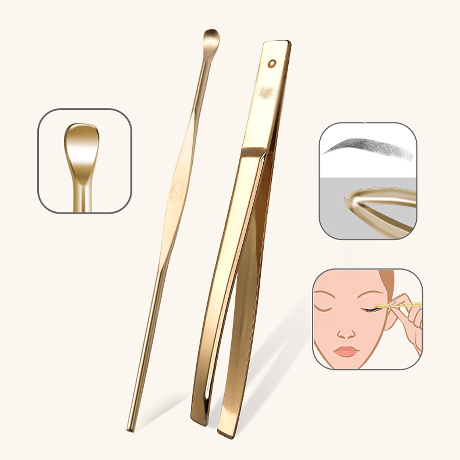 Juego de cortaúñas, Kit de pedicura y Cuidado Personal 6 en 1, Kit Profesional para uñas y manicura, Herramientas de pedicura con Estuche de Viaje portátil