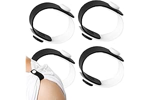 2 Pairs Silicone Sleeve Bands - Non-Slip Sleeve Holders for Women