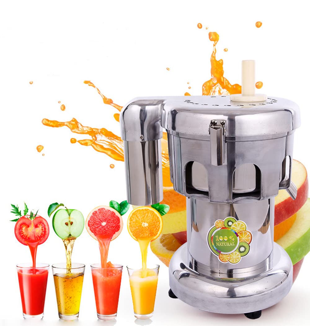 Commercial Juice Extractor 750W Stainless Steel Electric Fruit and Vegetable Centrifugal Juice Machine Extractor Juicing