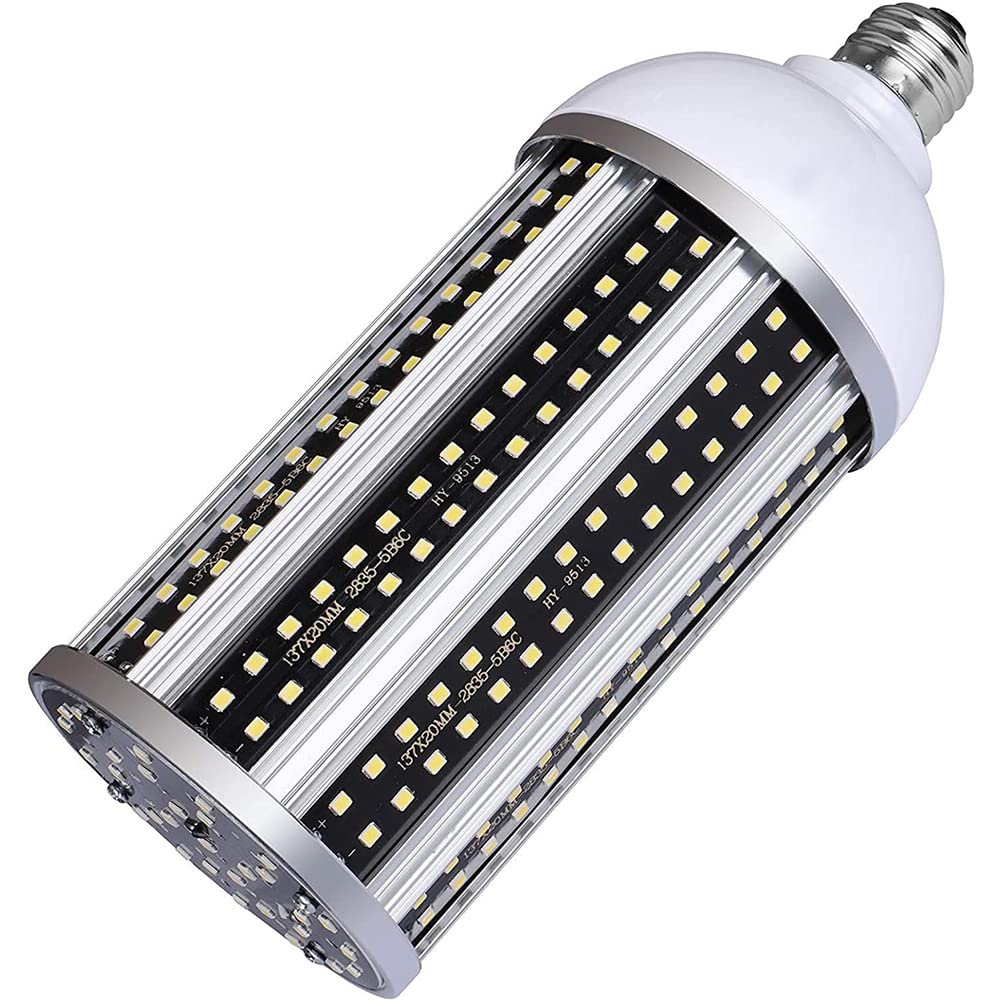 Mdrcg1000W equivalent LED corn bulb, 10000 lumens 5000K 100W large area daylight white E26/E27 medium base outdoor indoor garage warehouse factory workshop street backyard,6000K,30W