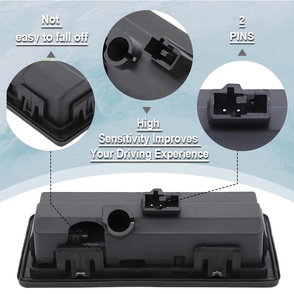 ZAMDOE 3V0827566 Interruttore di Rilascio Maniglia portellone Posteriore per VW Tiguan Caddy Mk4 per Audi per Seat Tarraco KN2 per Skoda Yeti 5L Superb Octavia Mk3 Pulsante Cofano Bagagliaio