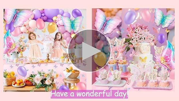L BUTTON BUTTERFLY BOA ｜birthdaybash Amazon.com: BANBALLON 12 Sets Butterfly Party Favors