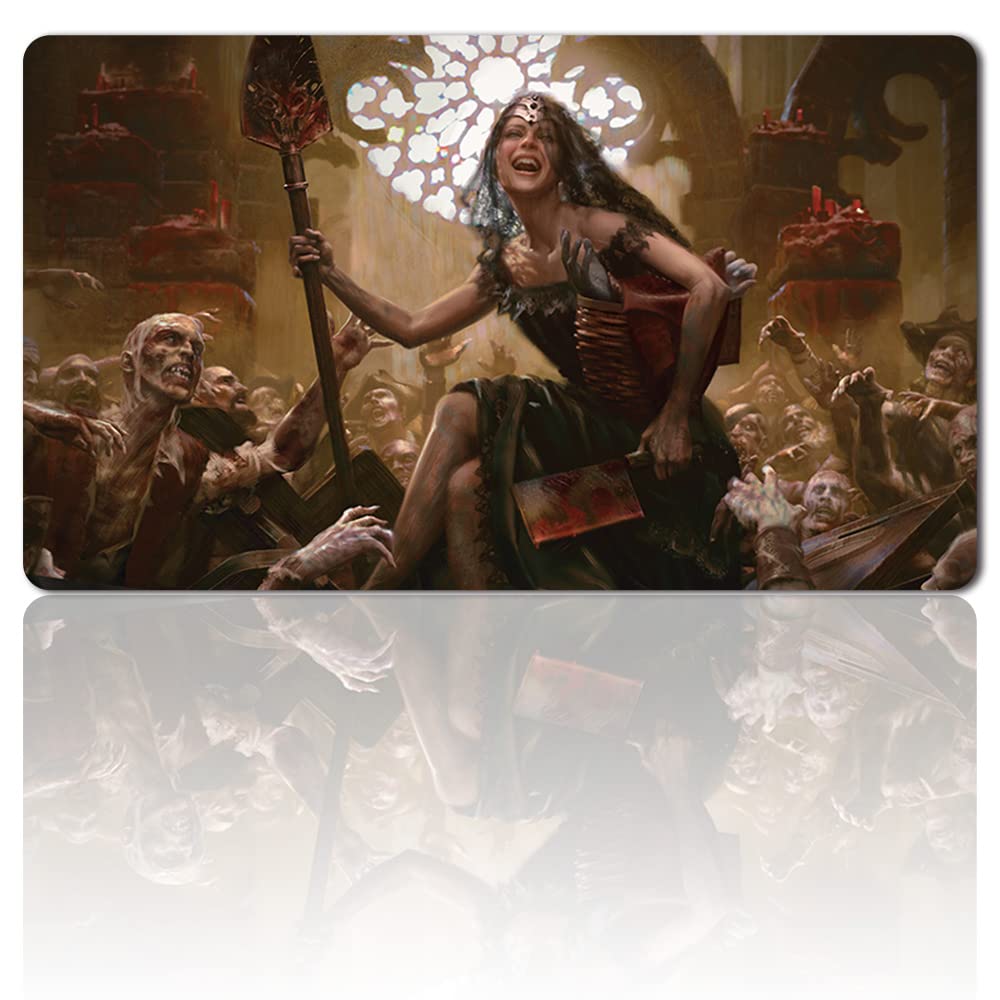 GISA, Glorious RESURRECTOR - Board Game TCG Playmat Table Mats Size 23.6X13.8 inch Games Mousepad Compatible for TCG MTG Playmat Bag