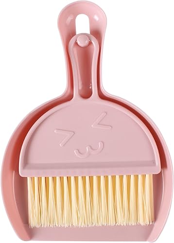 Juego de recogedor de mano y escoba, escoba pequeña y recogedor para el hogar, mini sartenes con cepillo, juego combinado de escoba y recogedor para