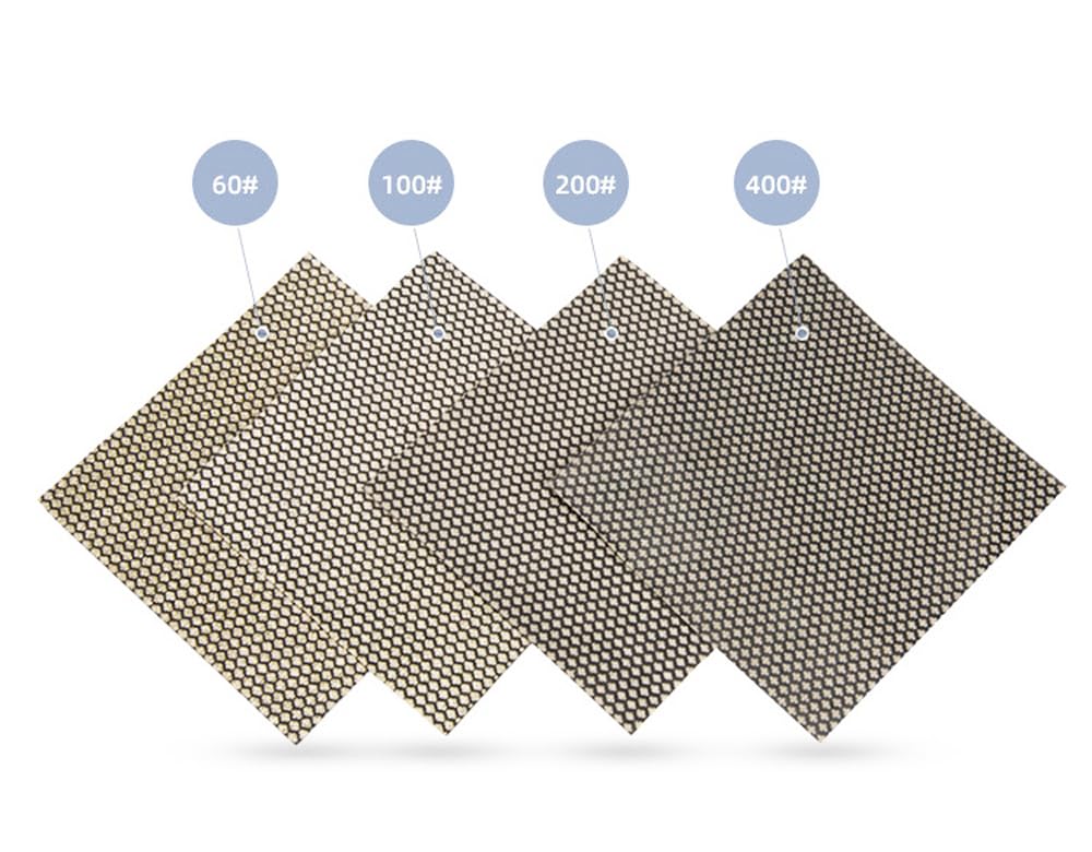 1 Uds. Papel de lija de diamante de alta resistencia-para pulir gemas, cerámica y carburo de tungsteno-3,9x3,9 pulgadas, 1 tableta(600 Mesh)
