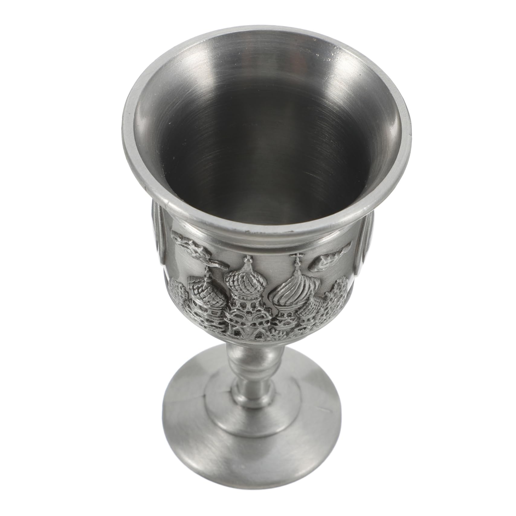 PRETYZOOM Creative Retro Metal Goblet for Weddings and Home Decor Art Craft Chalice for Wine Beer and Versatile Design Antique Style Metal Drinking Cup