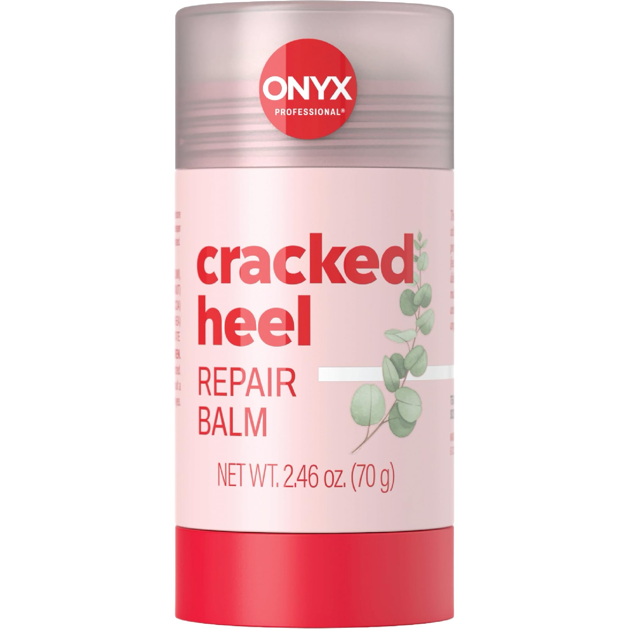 Onyx Professional Cracked Heel Repair Balm Stick, Tea Tree Eucalyptus Scent, 1 Pack - Dry Heels Dry Cracked Feet Treatment, Moisturizing Heel Balm