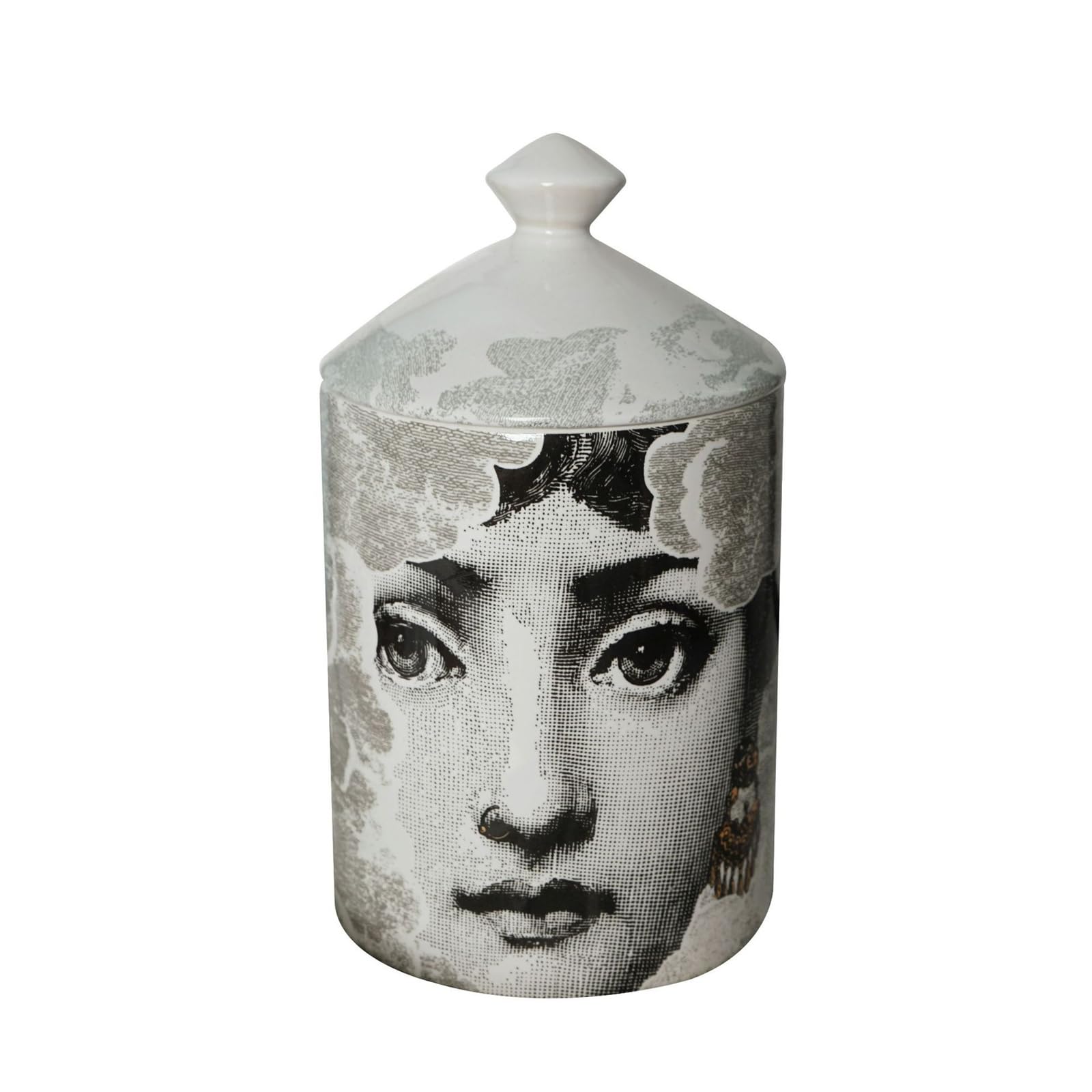 Ceramic Candle Jar Home Fireplace Kitchen Dining Decor Candle Holder (H3)