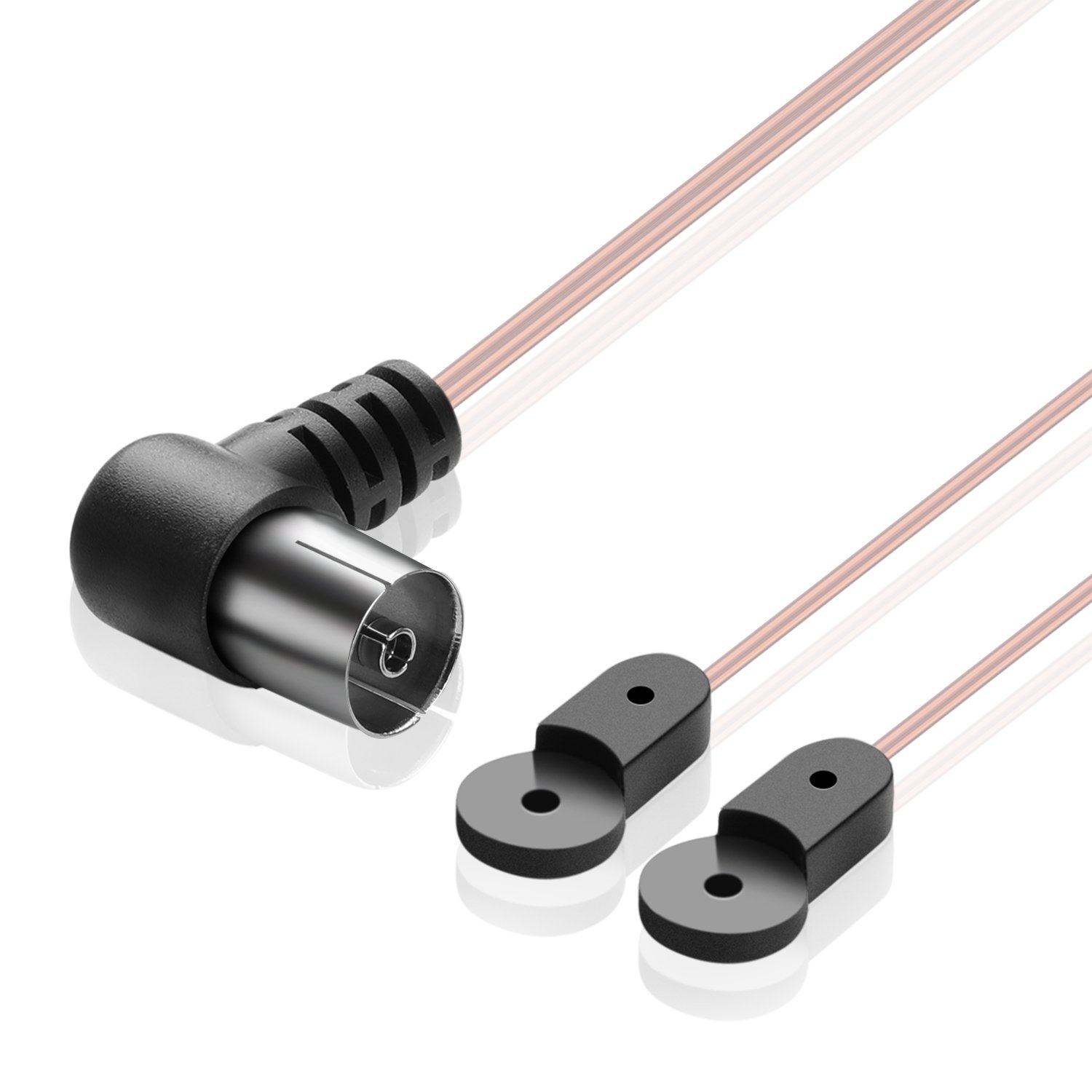 Buy TNP FM Radio T Dipole Antenna, 75 Ohm Copper Aerial HD F Type