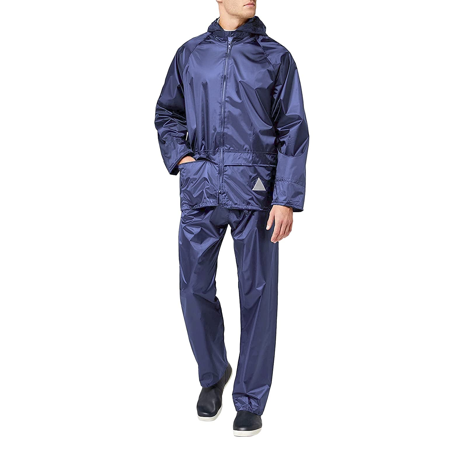 Result Mens Heavyweight Waterproof Rain Suit (Jacket & Trouser Suit) (L) (Royal)