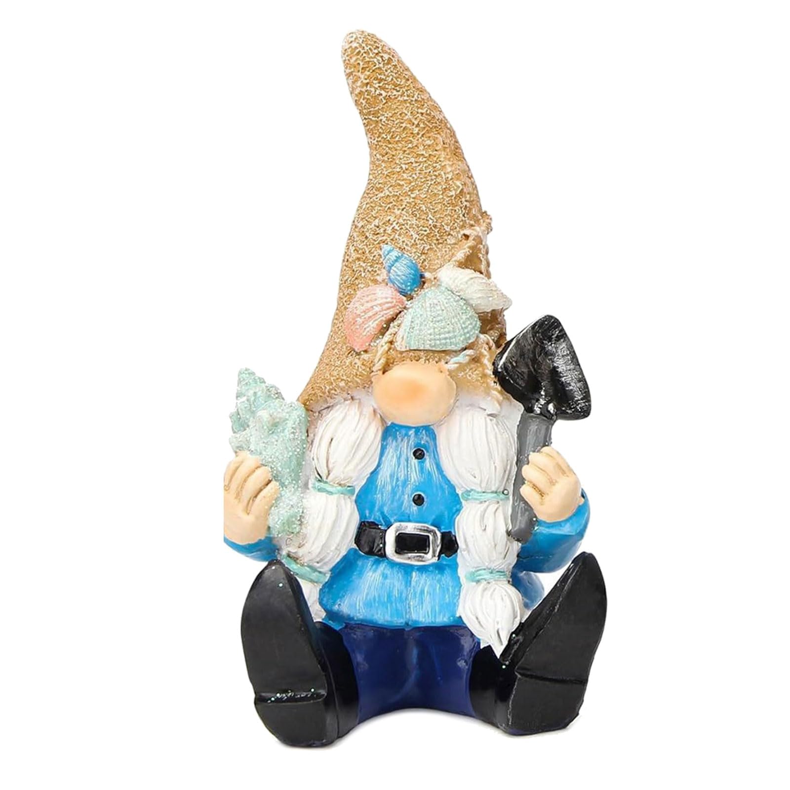 Limtula Beach Gnomes Sculpture Small Resin Dwarf Figurine Home Decoration Perfect for Coastal Theme Interior Ornament Beach Theme Decoration