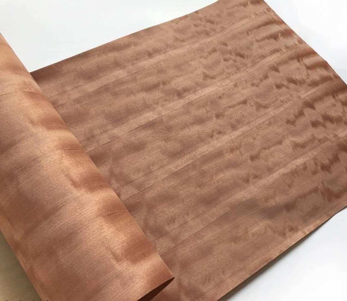 Natural Shadowwood Wood Veneer Sheet(60x250CM) Furniture Restoration Sheets for Speaker Showcase Cabinets Table Shelves Kitchen Furniture Hotel Table Kitchen(AAA Grade)
