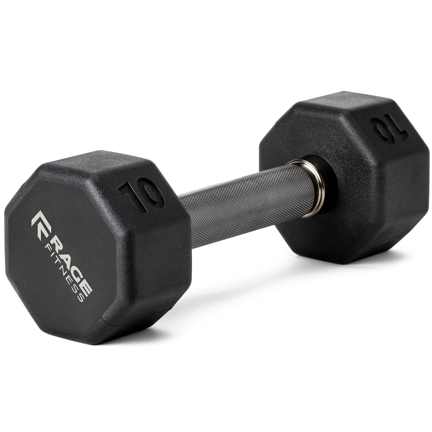 Rage Fitness Octo Rubber Coated Dumbbell