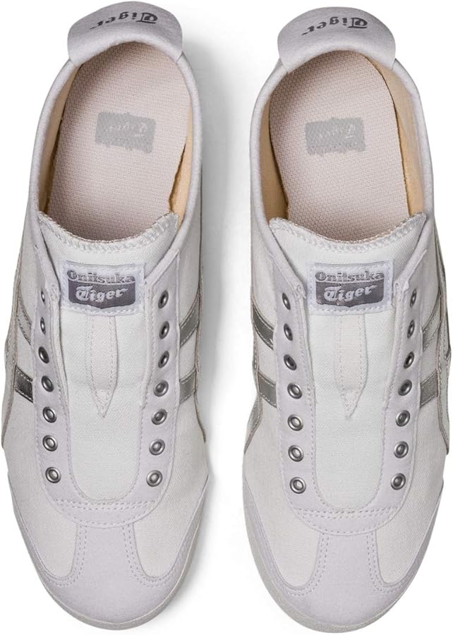 Amazon | [オニツカタイガー] MEXICO 66 SLIP-ON WHITE/PURE SILVER