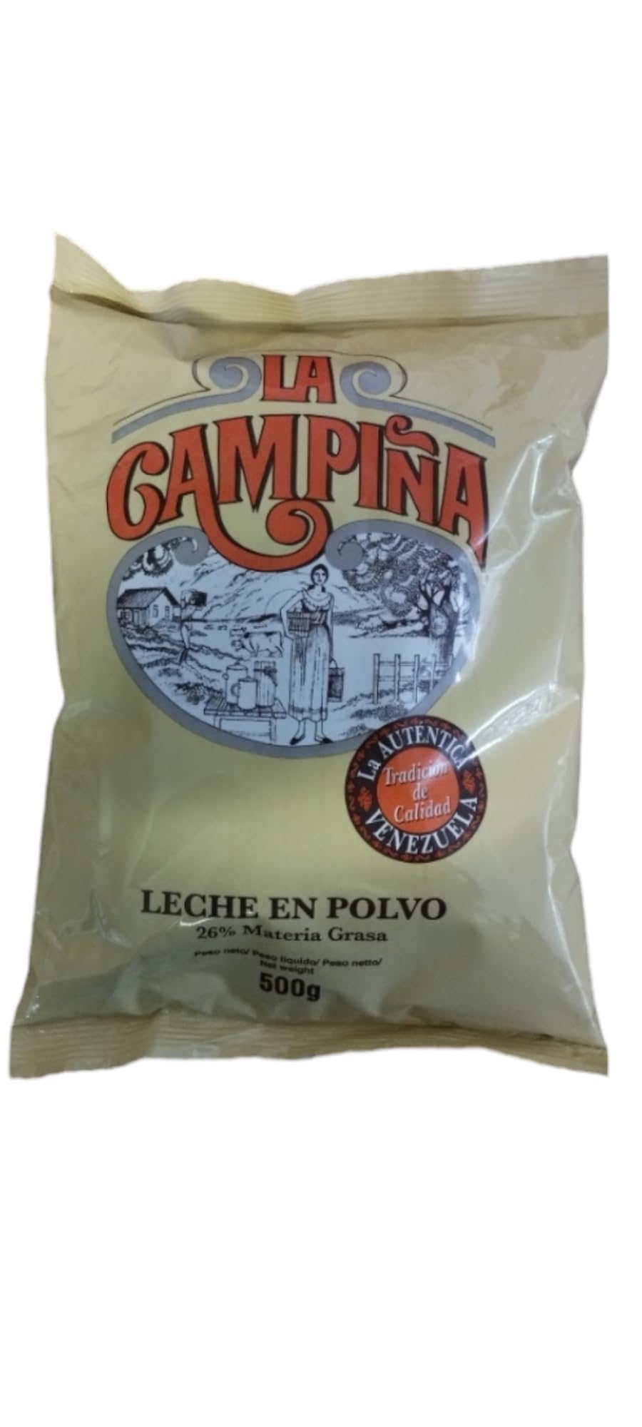 LA CAMPIÑA Leche en Polvo 26% Materia Grasa 500 G