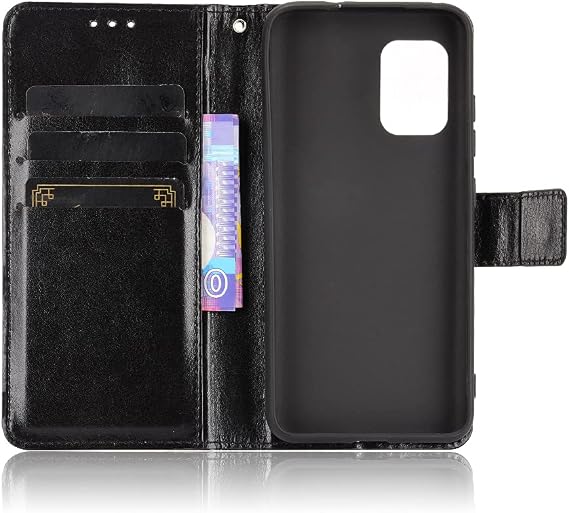 Case for Asus ZenFone 8 Case Cover,Flip Leather Wallet Cover Case for Asus ZenFone 8 ZS590KS Case Black