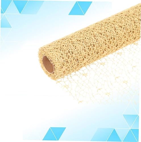 Miniatura 6 de CRAFTHROU Rollo de regalos hechos a mano Listones para Manualidades Cinta ancha para manualidades DIY Cinta de fantasía ancha Jacquard Net Gasa