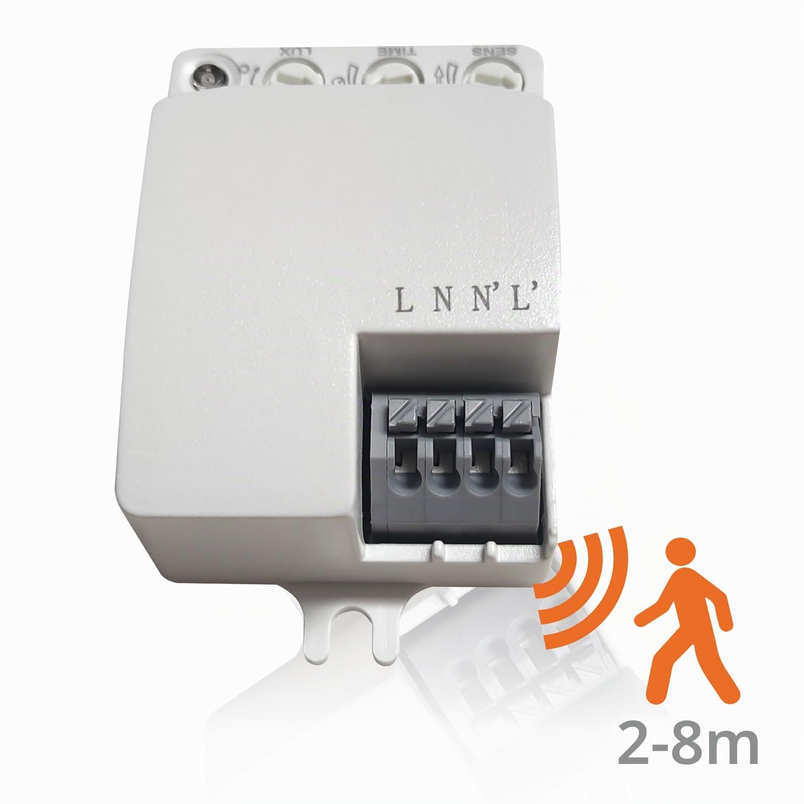 LED ATOMANT 5X Detector de Movimiento Radar HF 5.8GHz con Sensor Luminico | Alcance 10m, Sensor luminico regulable