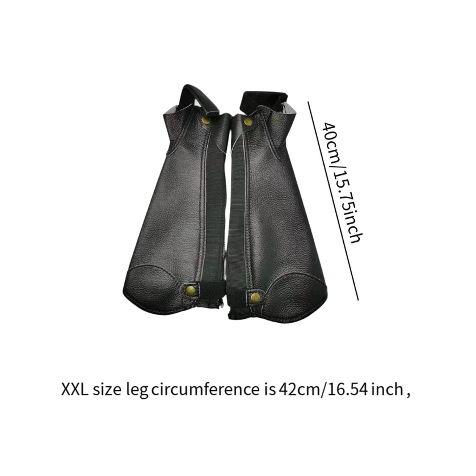 Copriscarpe Da Equitazione, Copri Stivali Da Equitazione, Copri Stivali Da Equitazione Antiurto E Resistenti All'usura, Ghette per Le Gambe, xxl