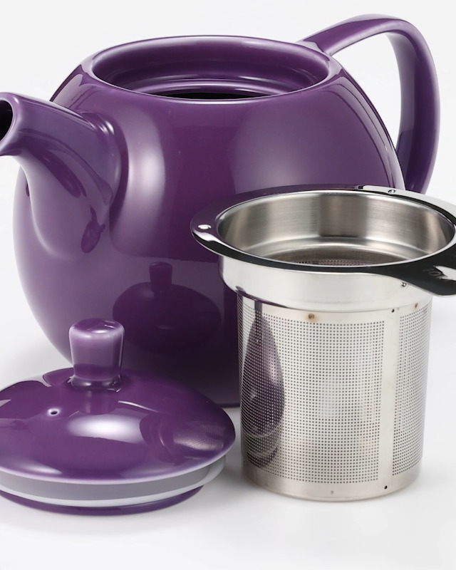 Amazon｜フォーライフ ティーポット 陶器 710ml 大容量 4杯用 茶こし