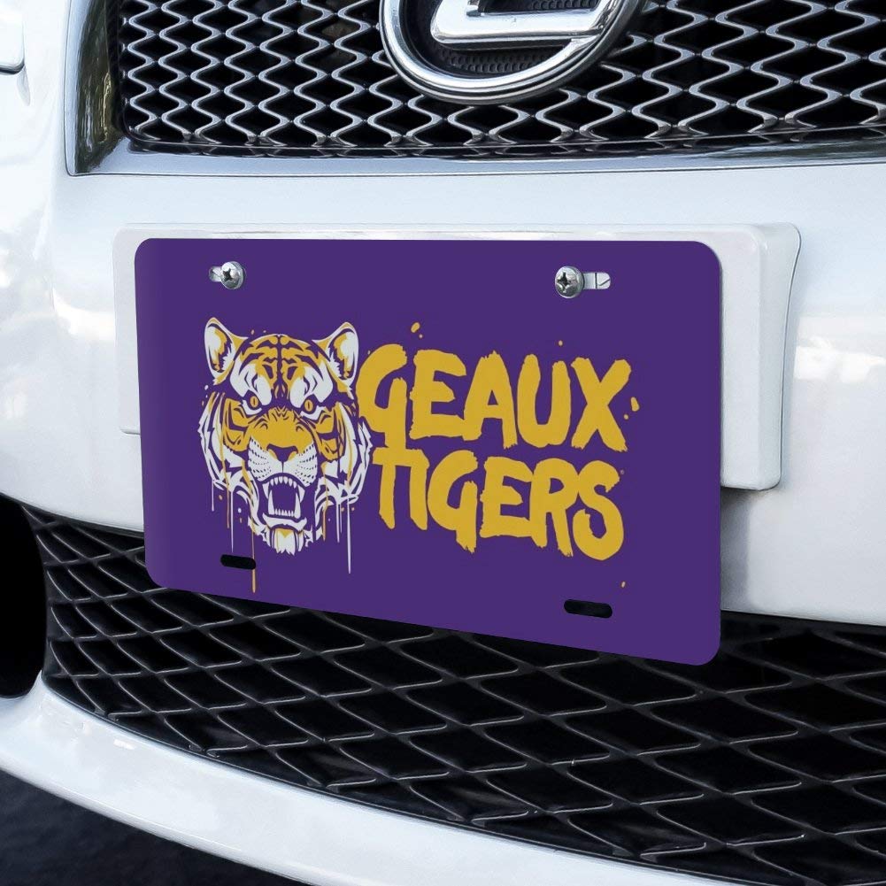 GRAPHICS & MORE Geaux Tigers Graffiti Novelty Metal Vanity Tag License Plate
